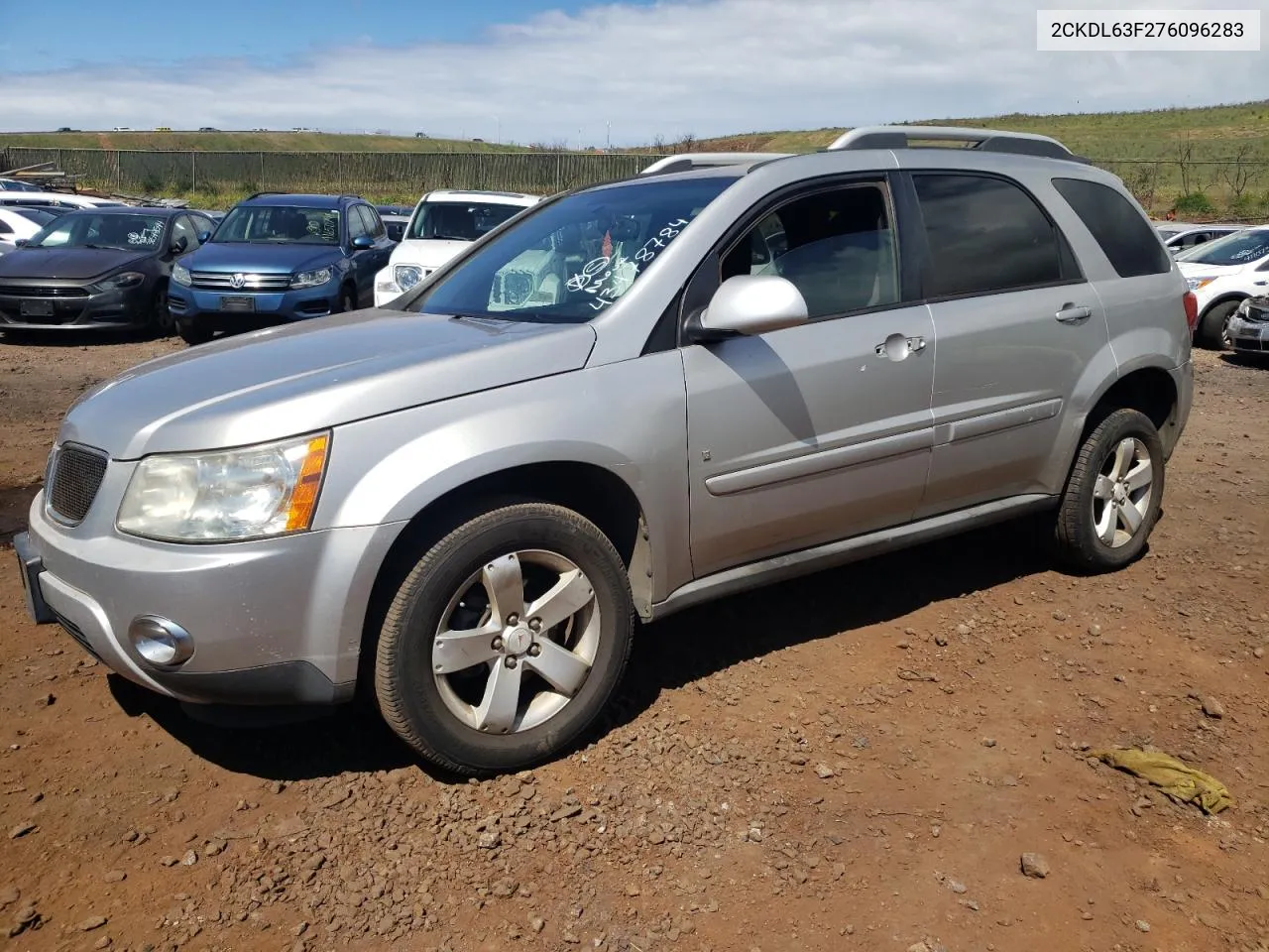 2007 Pontiac Torrent VIN: 2CKDL63F276096283 Lot: 43478784