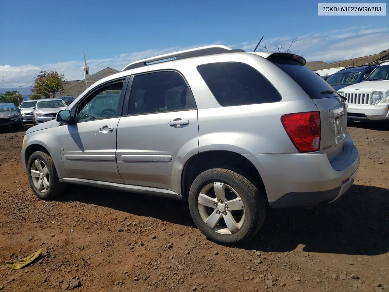 2007 Pontiac Torrent VIN: 2CKDL63F276096283 Lot: 43478784