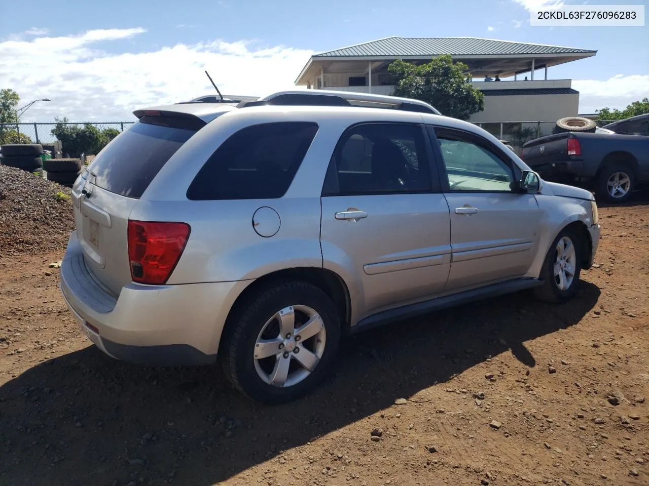 2007 Pontiac Torrent VIN: 2CKDL63F276096283 Lot: 43478784