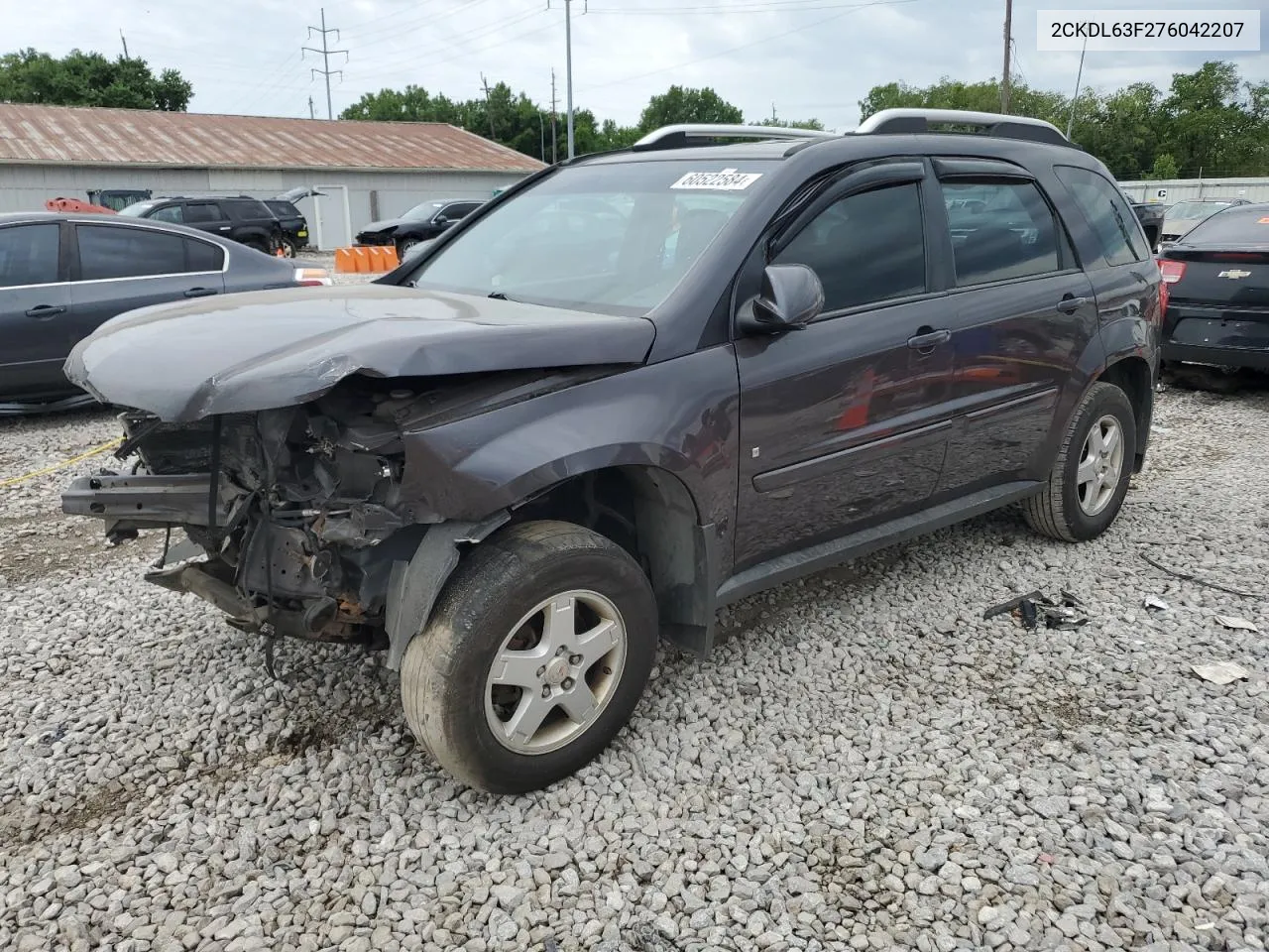 2007 Pontiac Torrent VIN: 2CKDL63F276042207 Lot: 65110584