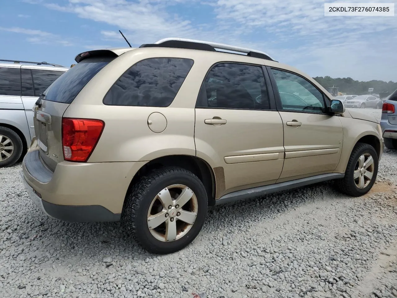 2007 Pontiac Torrent VIN: 2CKDL73F276074385 Lot: 66382014