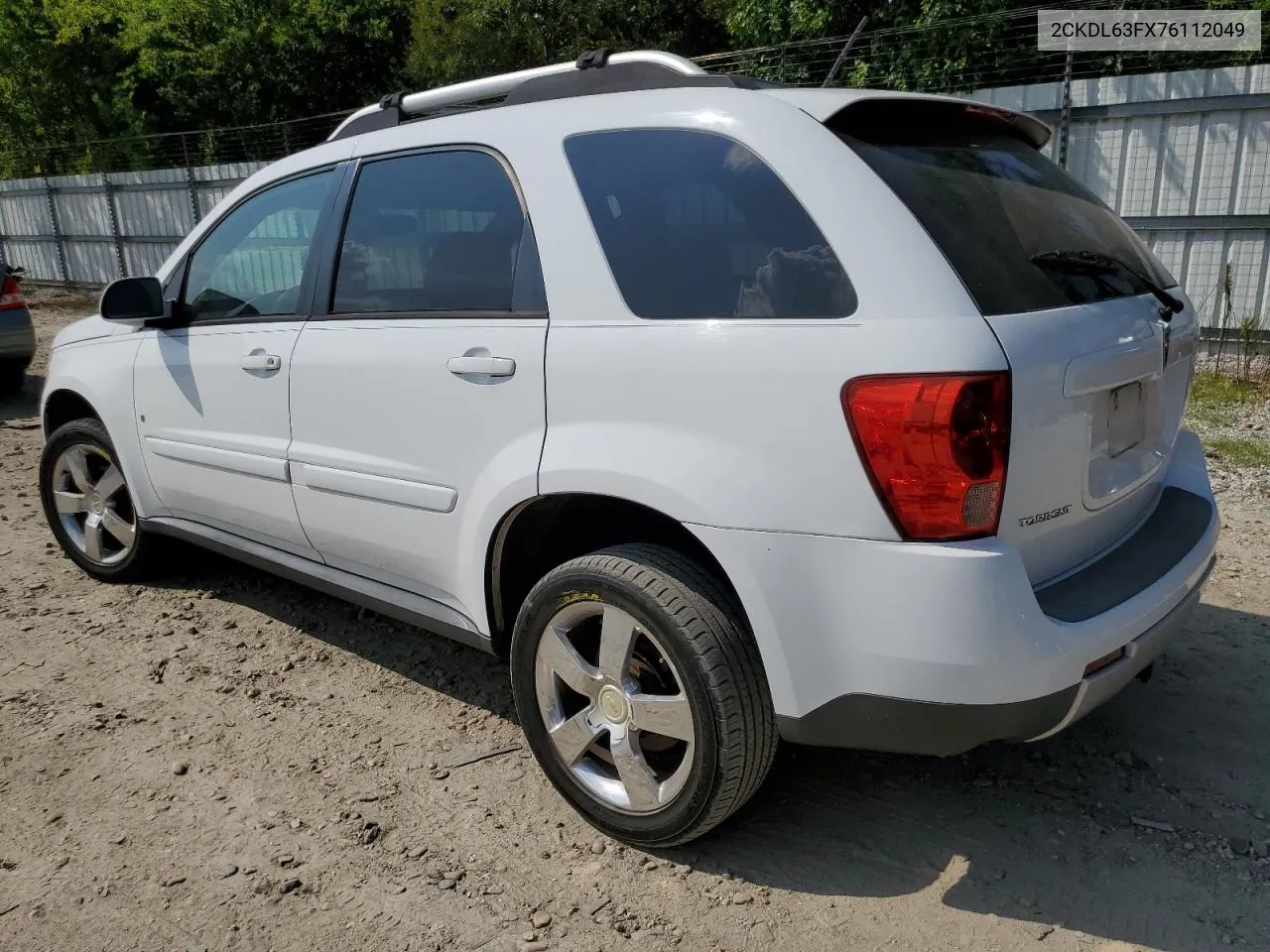 2007 Pontiac Torrent VIN: 2CKDL63FX76112049 Lot: 67458984