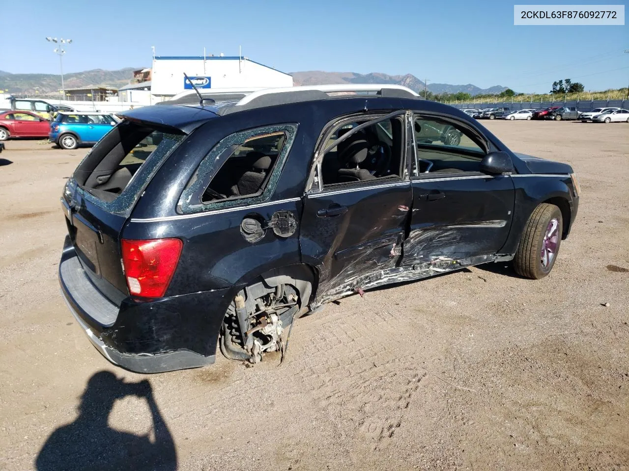 2007 Pontiac Torrent VIN: 2CKDL63F876092772 Lot: 68753404