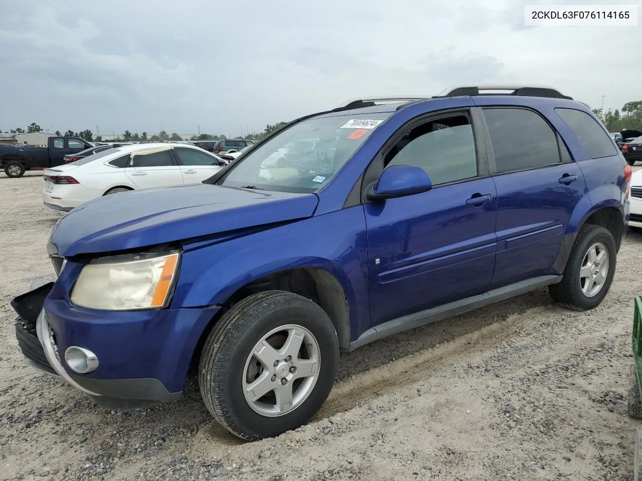 2007 Pontiac Torrent VIN: 2CKDL63F076114165 Lot: 70009624