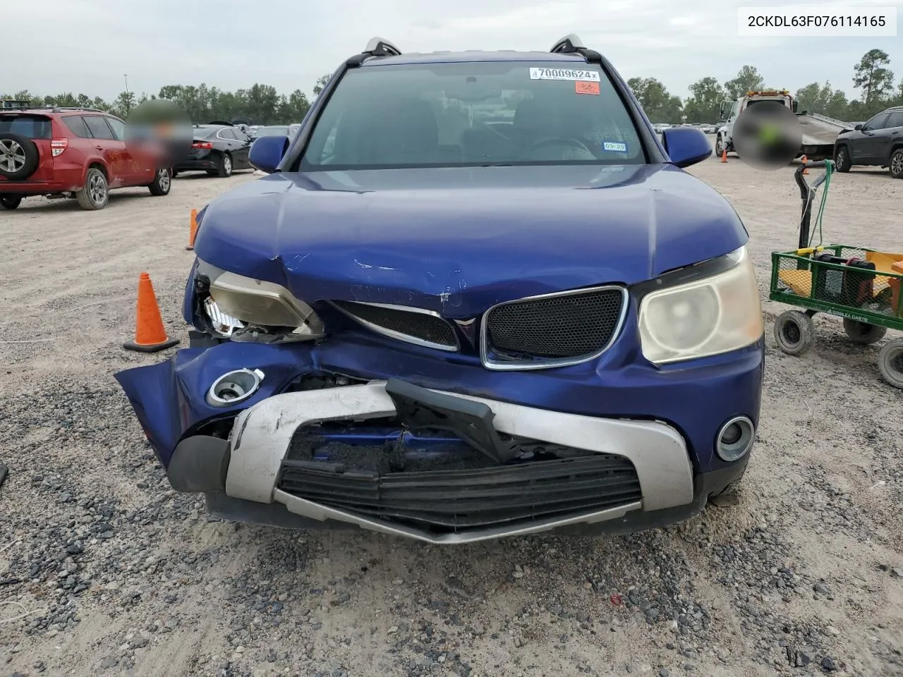 2007 Pontiac Torrent VIN: 2CKDL63F076114165 Lot: 70009624