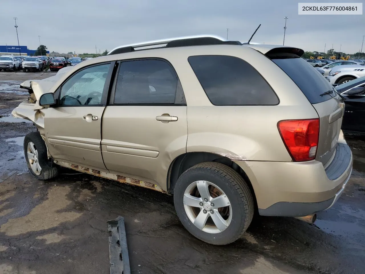 2007 Pontiac Torrent VIN: 2CKDL63F776004861 Lot: 70387904