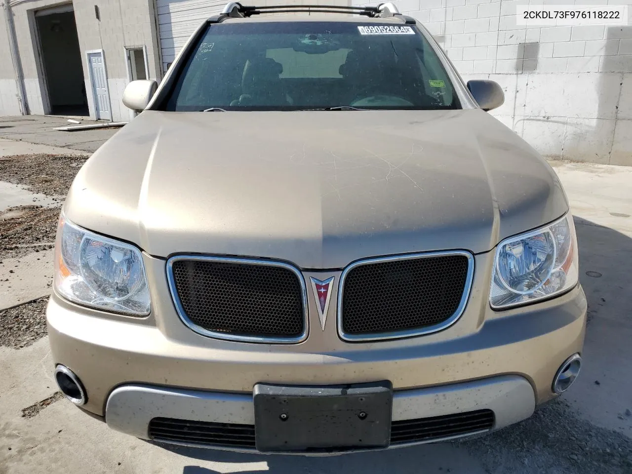 2007 Pontiac Torrent VIN: 2CKDL73F976118222 Lot: 73687304