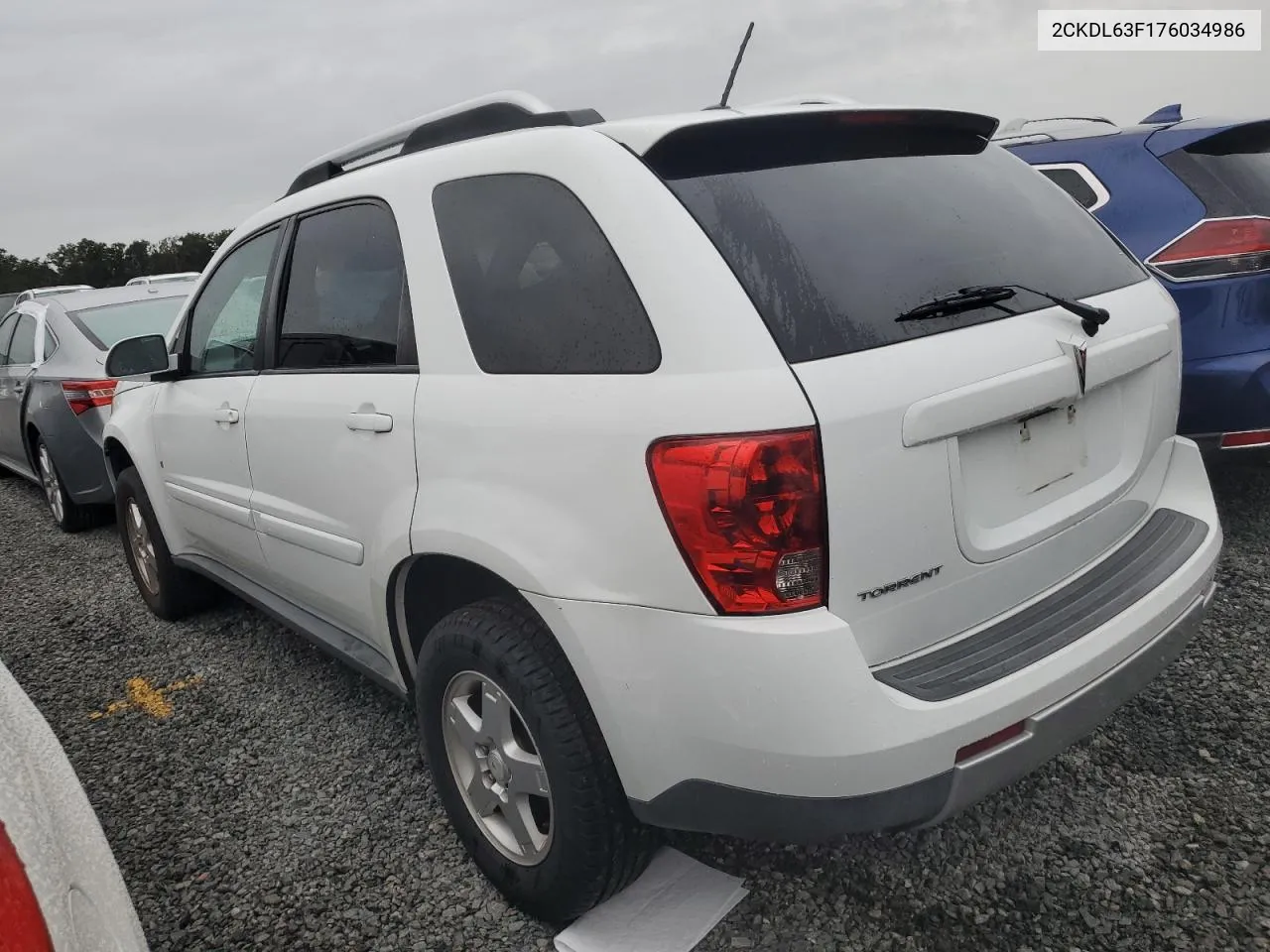 2007 Pontiac Torrent VIN: 2CKDL63F176034986 Lot: 74661144