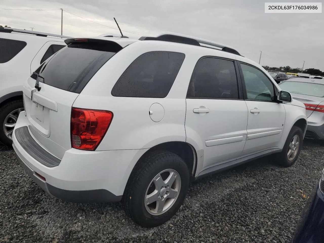 2007 Pontiac Torrent VIN: 2CKDL63F176034986 Lot: 74661144