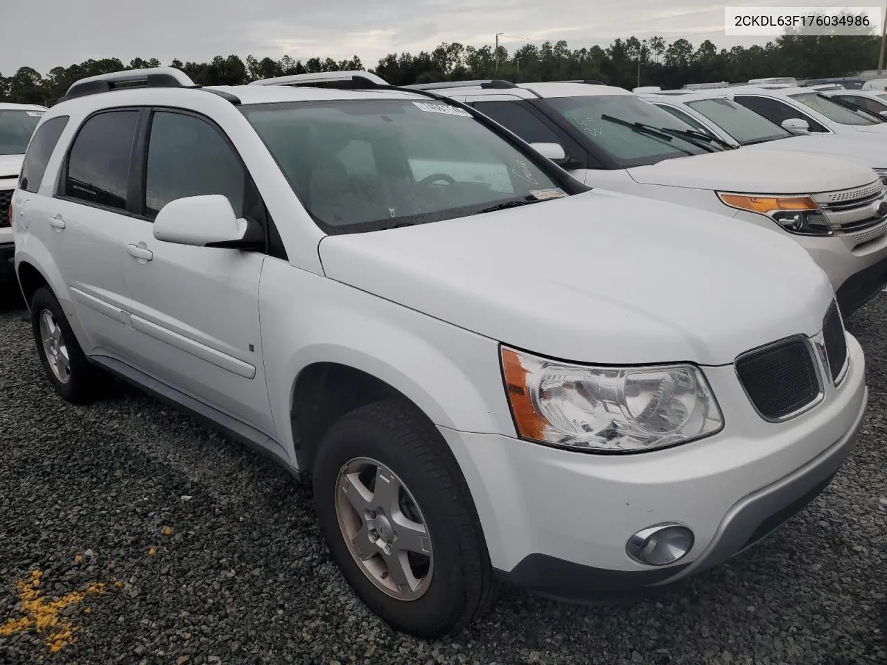 2007 Pontiac Torrent VIN: 2CKDL63F176034986 Lot: 74661144