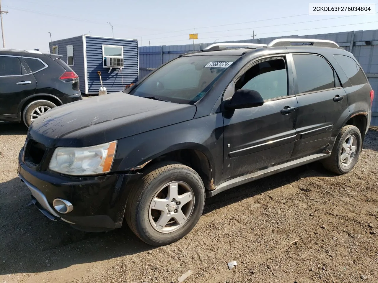 2007 Pontiac Torrent VIN: 2CKDL63F276034804 Lot: 75667674