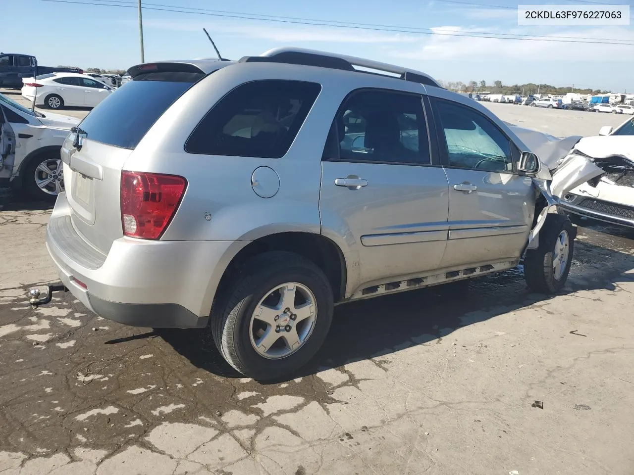 2007 Pontiac Torrent VIN: 2CKDL63F976227063 Lot: 77336304