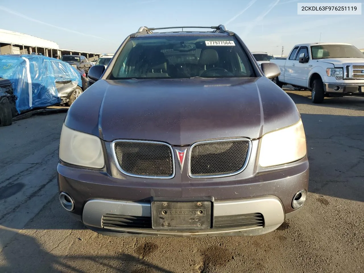 2007 Pontiac Torrent VIN: 2CKDL63F976251119 Lot: 77977564