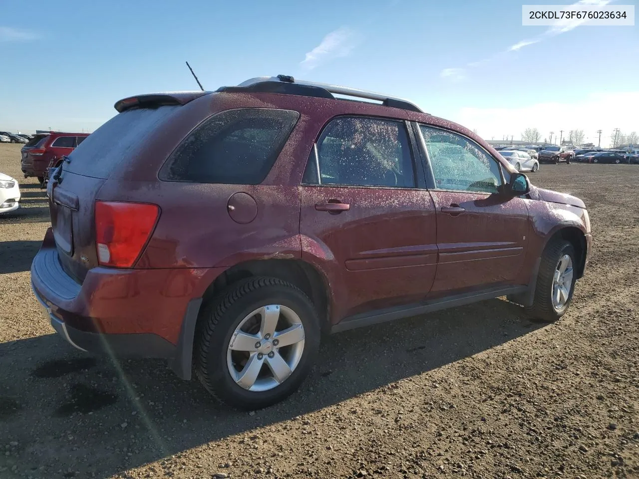 2007 Pontiac Torrent VIN: 2CKDL73F676023634 Lot: 78176604