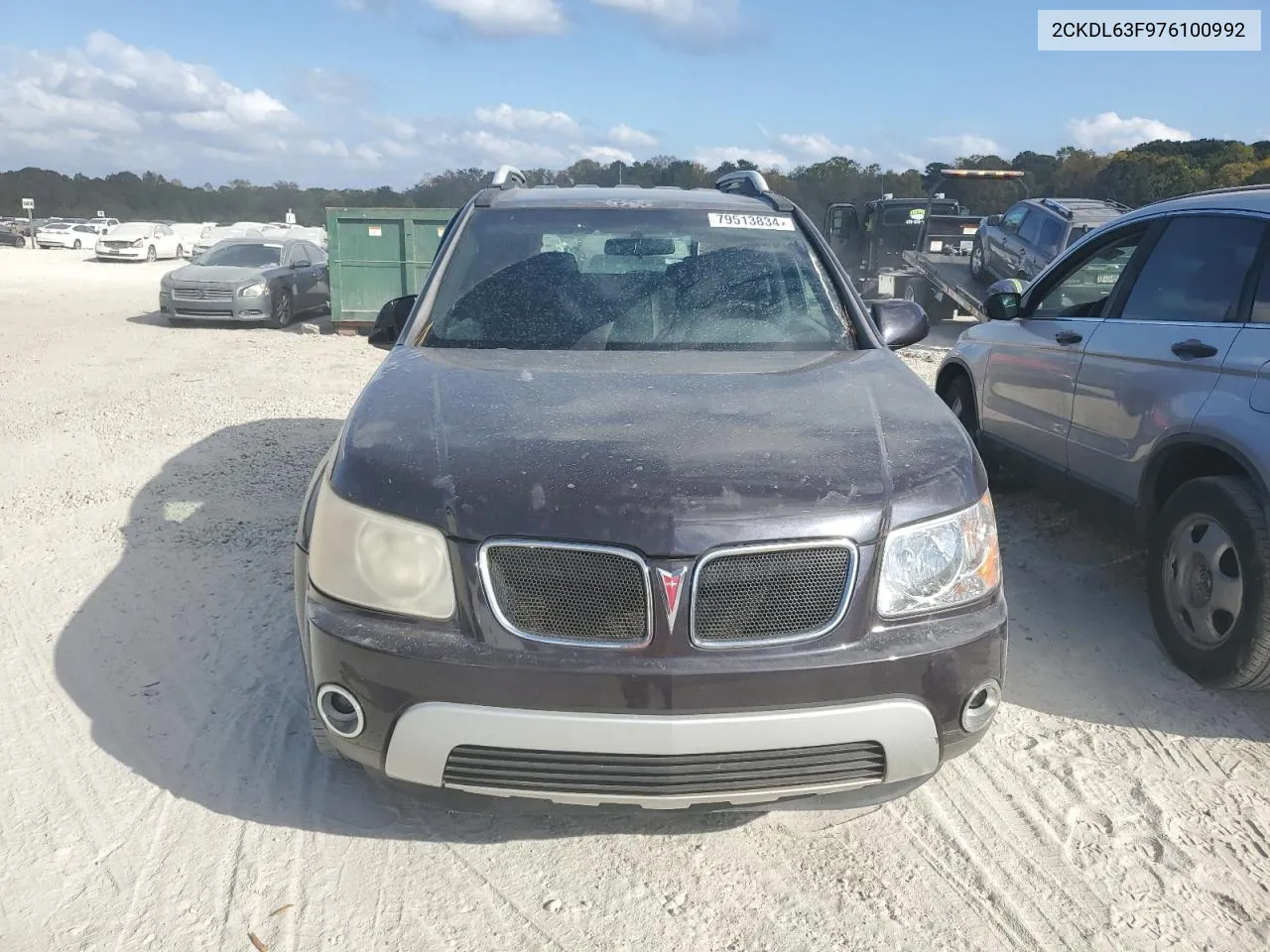 2007 Pontiac Torrent VIN: 2CKDL63F976100992 Lot: 79513834