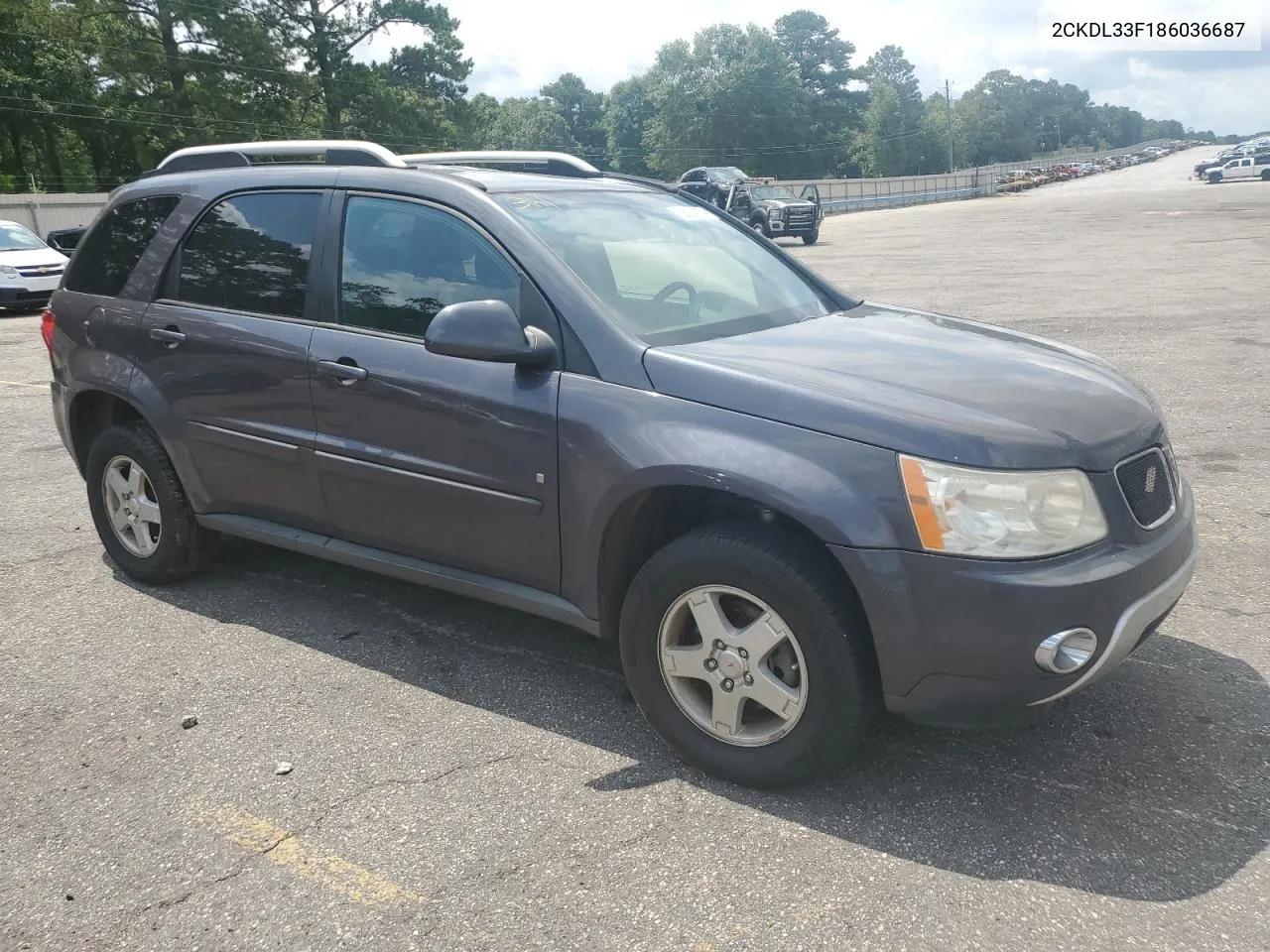 2008 Pontiac Torrent VIN: 2CKDL33F186036687 Lot: 56024004