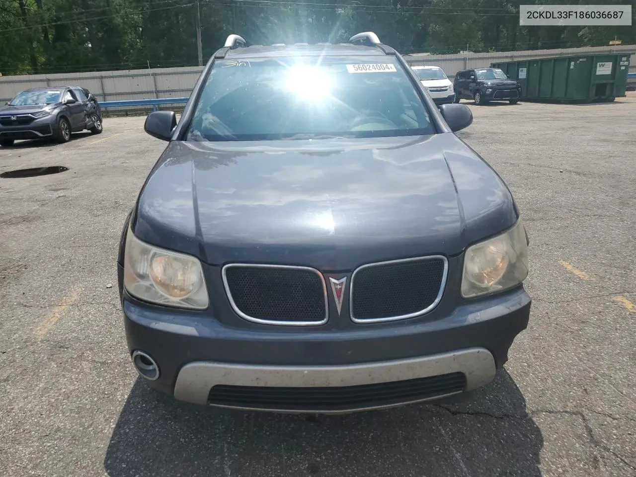 2008 Pontiac Torrent VIN: 2CKDL33F186036687 Lot: 56024004