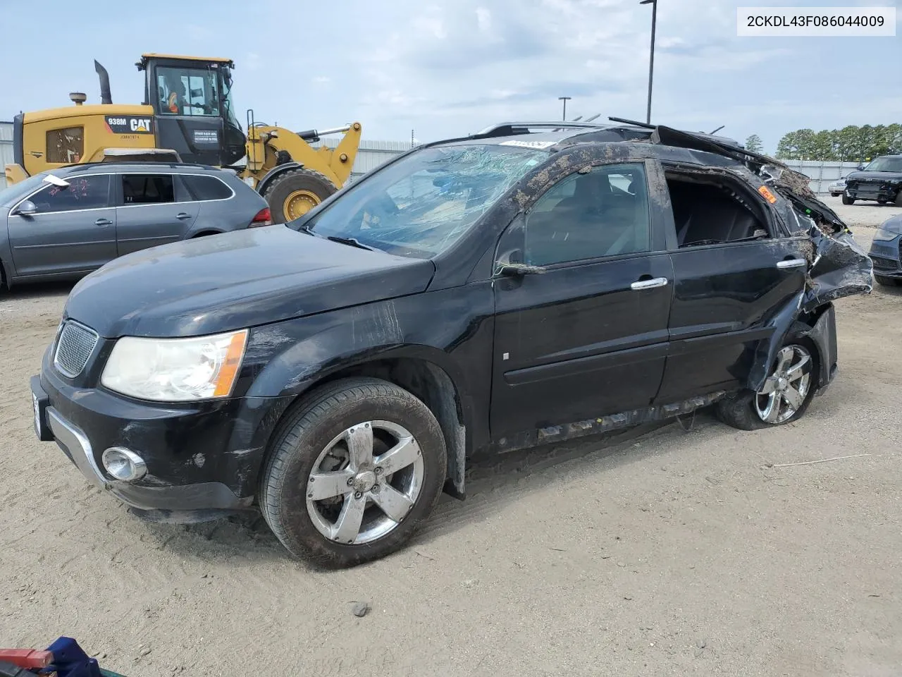 2008 Pontiac Torrent VIN: 2CKDL43F086044009 Lot: 58389954