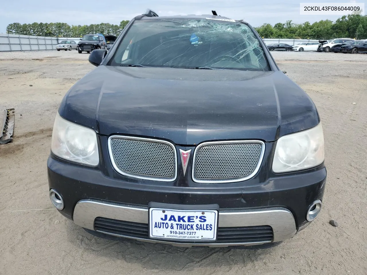 2008 Pontiac Torrent VIN: 2CKDL43F086044009 Lot: 58389954