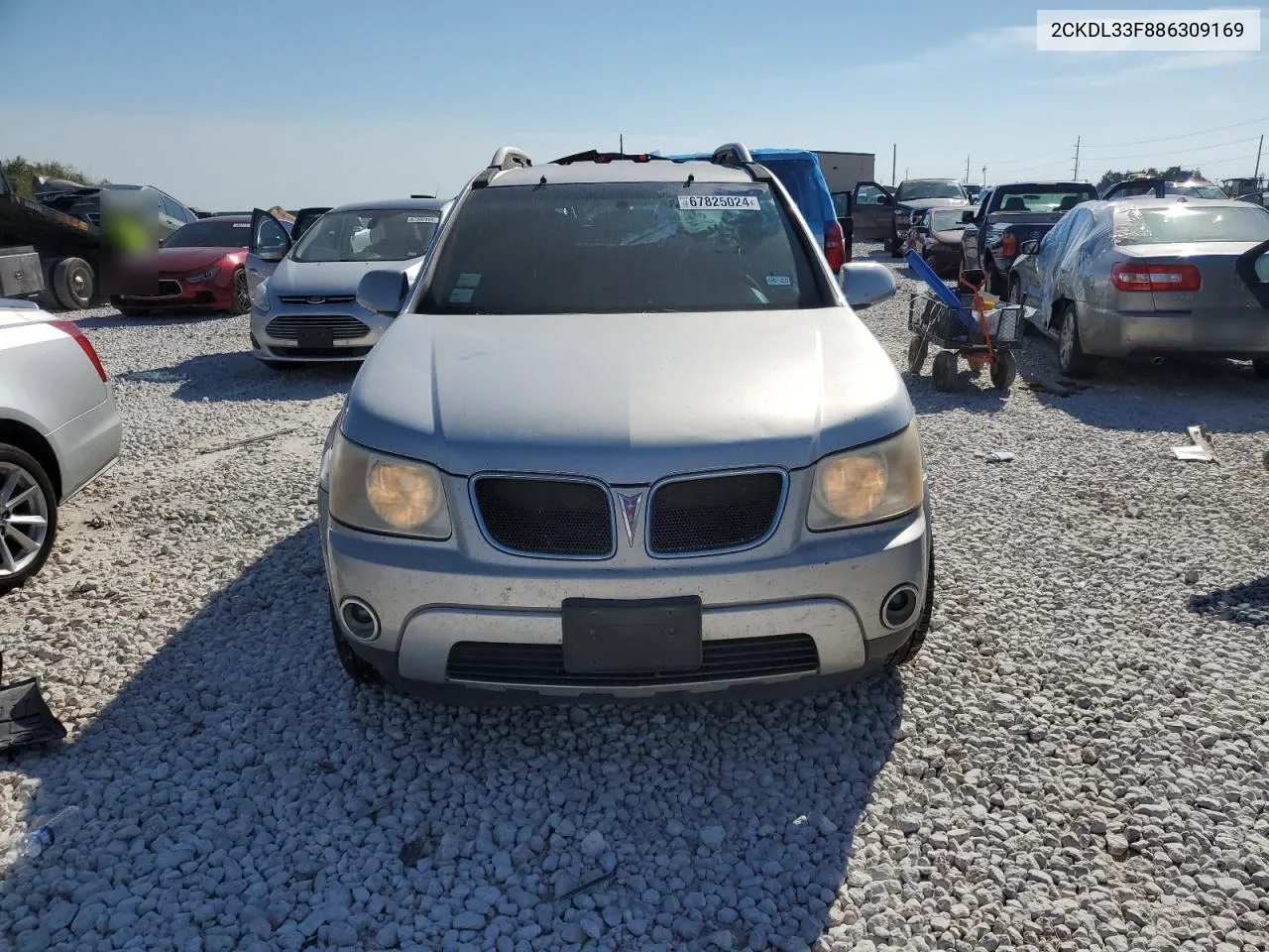 2008 Pontiac Torrent VIN: 2CKDL33F886309169 Lot: 67825024