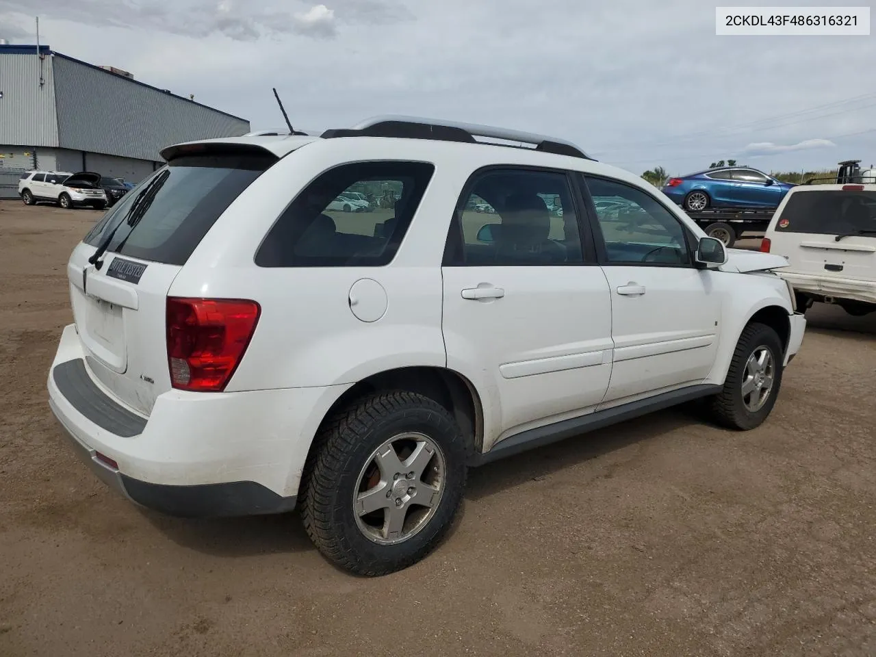 2CKDL43F486316321 2008 Pontiac Torrent