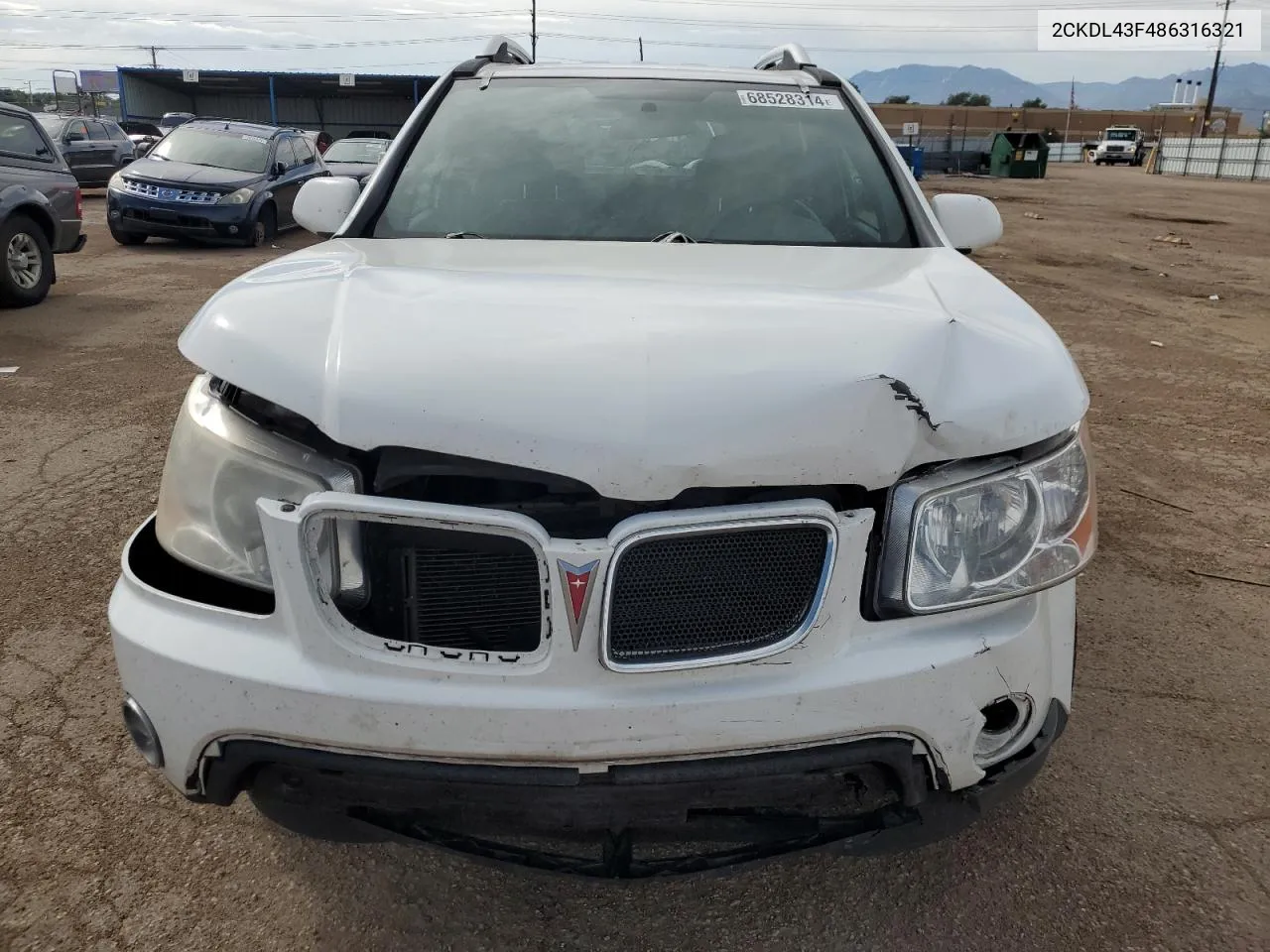 2CKDL43F486316321 2008 Pontiac Torrent