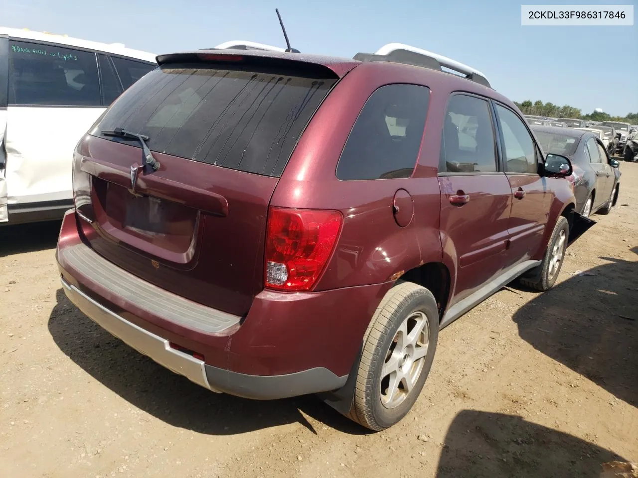 2CKDL33F986317846 2008 Pontiac Torrent