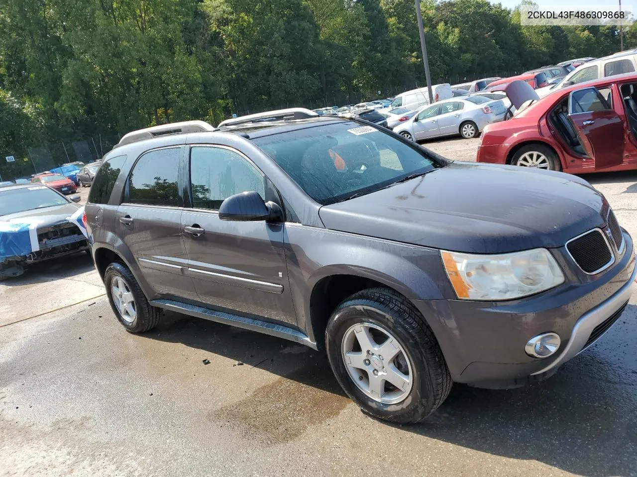 2008 Pontiac Torrent VIN: 2CKDL43F486309868 Lot: 70500984