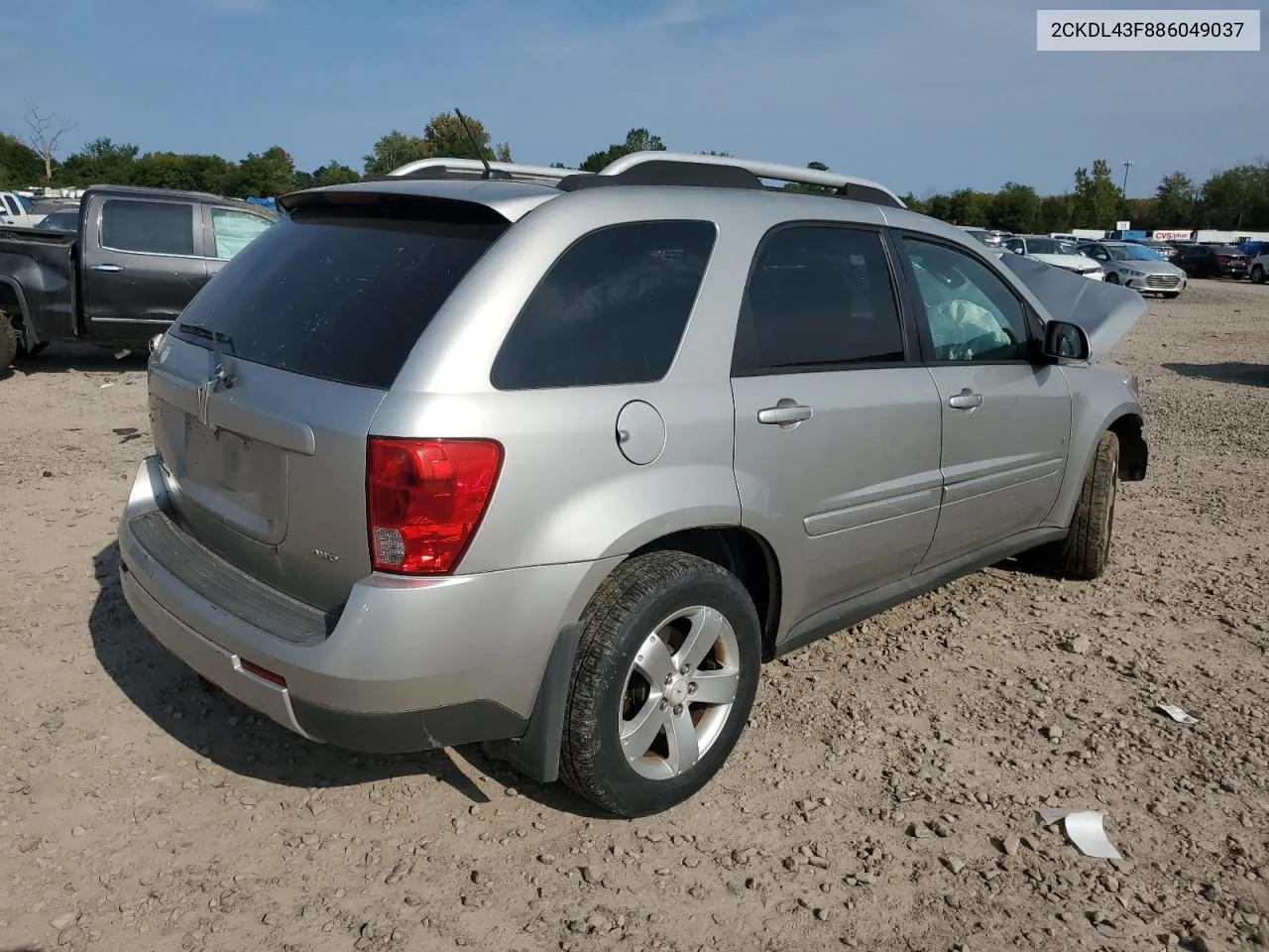 2008 Pontiac Torrent VIN: 2CKDL43F886049037 Lot: 71366774