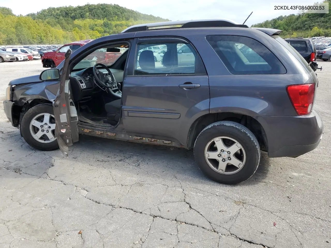 2008 Pontiac Torrent VIN: 2CKDL43F086000253 Lot: 71529704