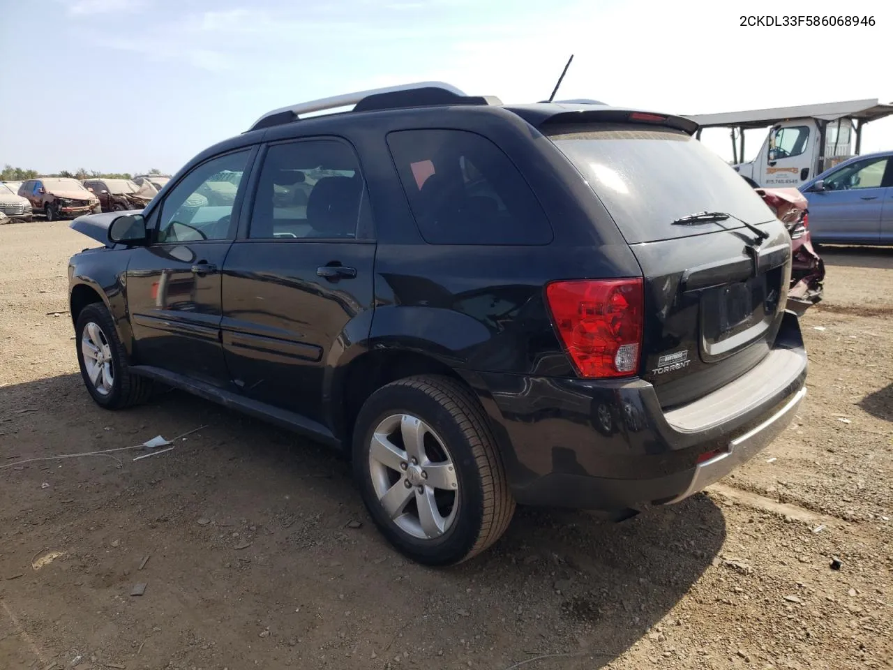 2008 Pontiac Torrent VIN: 2CKDL33F586068946 Lot: 71868524