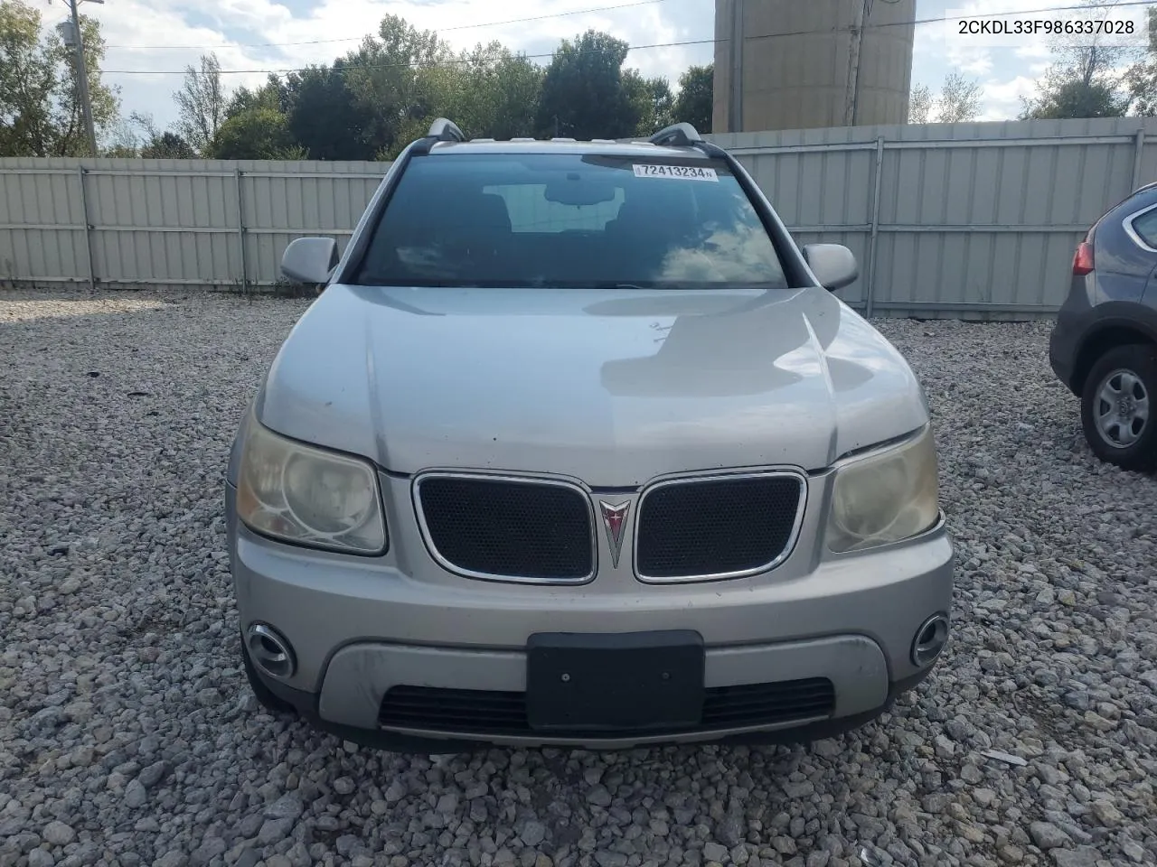 2008 Pontiac Torrent VIN: 2CKDL33F986337028 Lot: 72413234