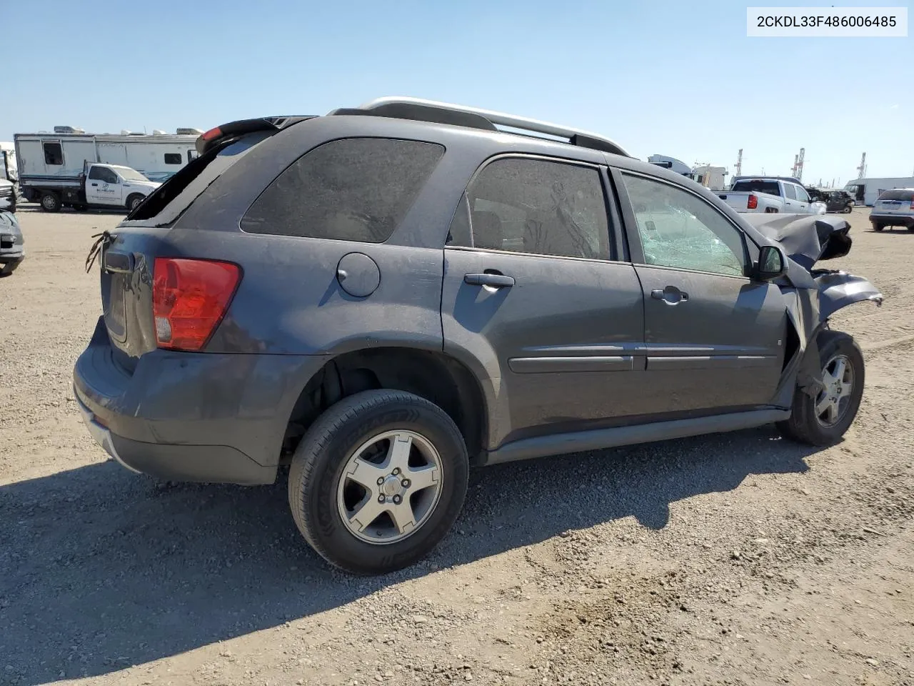 2008 Pontiac Torrent VIN: 2CKDL33F486006485 Lot: 74133544