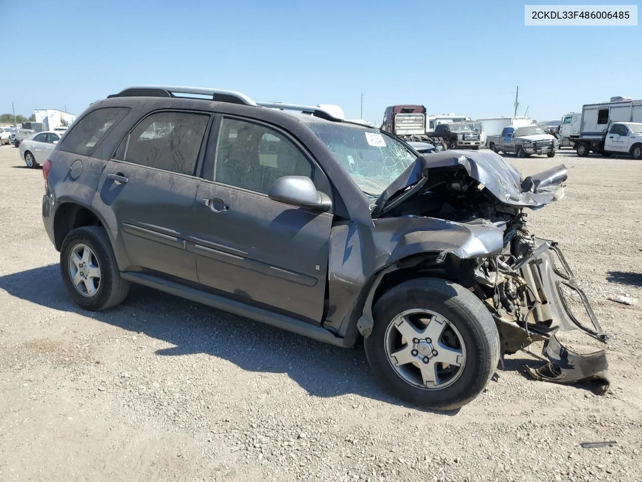 2008 Pontiac Torrent VIN: 2CKDL33F486006485 Lot: 74133544