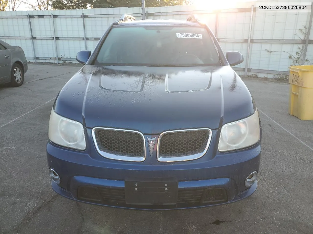 2008 Pontiac Torrent Gxp VIN: 2CKDL537386020804 Lot: 75809054