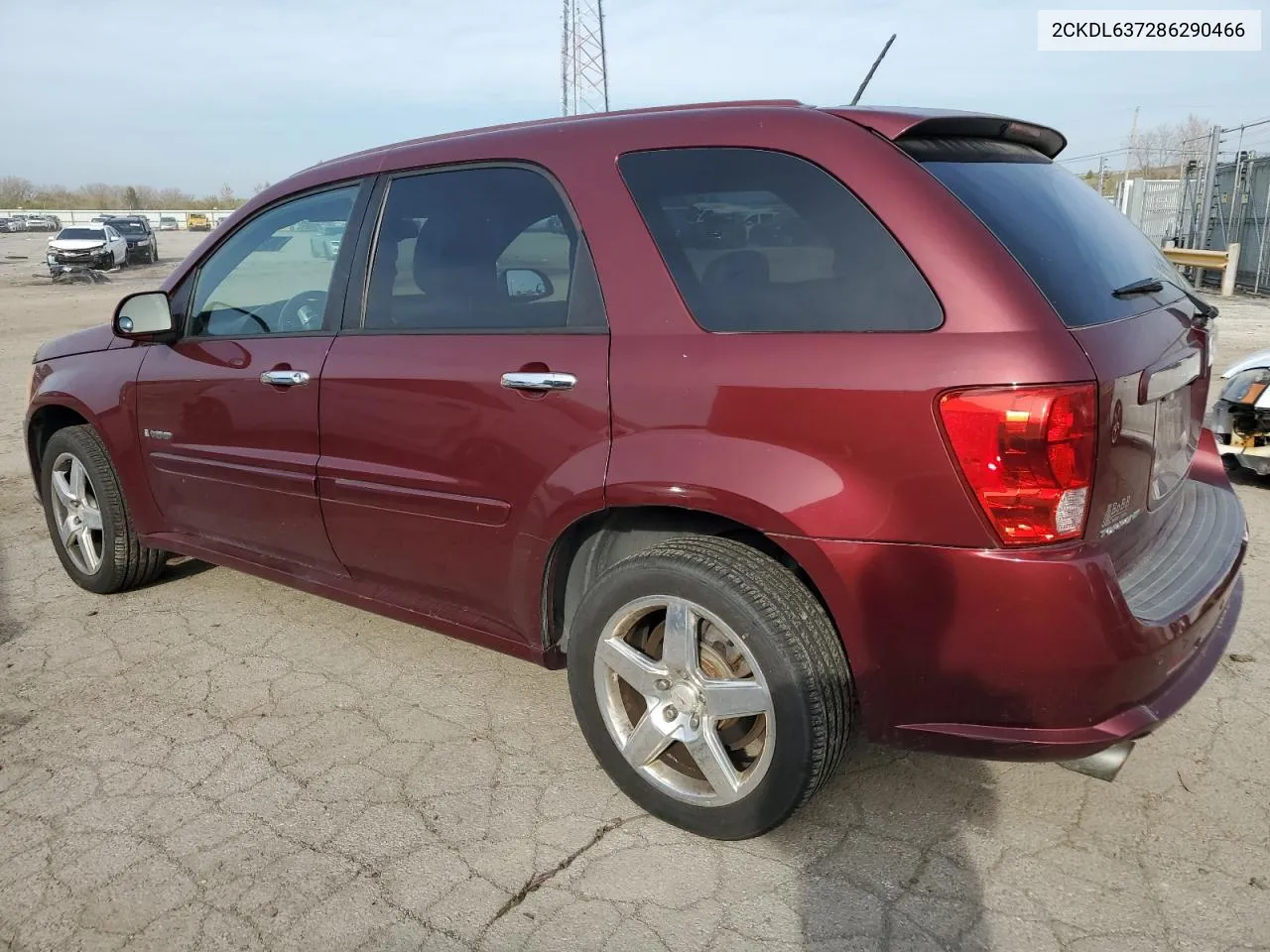 2008 Pontiac Torrent Gxp VIN: 2CKDL637286290466 Lot: 76780044