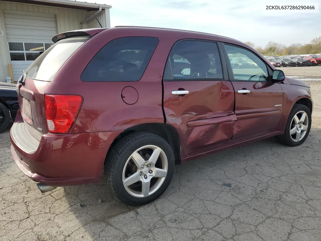 2008 Pontiac Torrent Gxp VIN: 2CKDL637286290466 Lot: 76780044