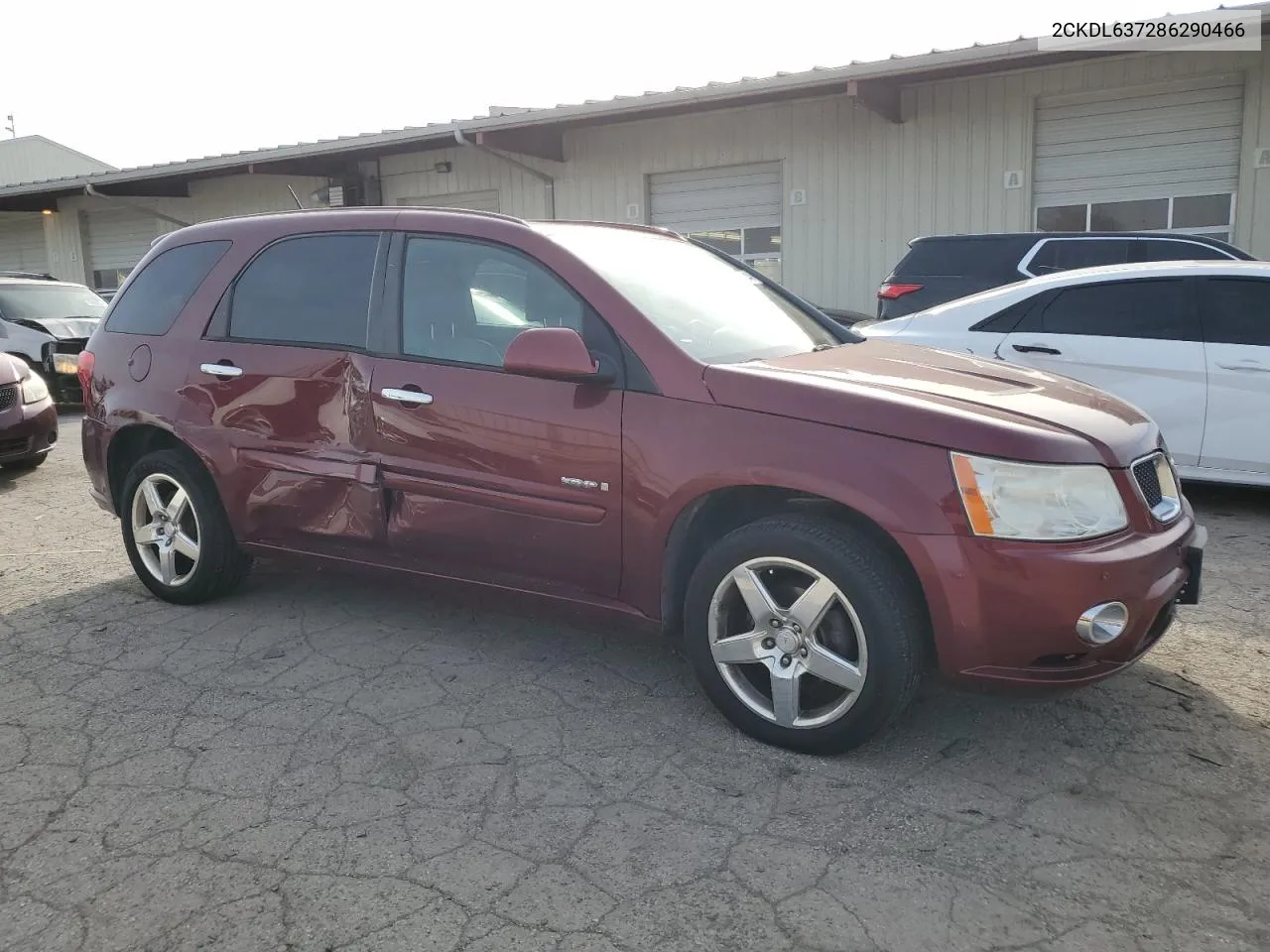 2008 Pontiac Torrent Gxp VIN: 2CKDL637286290466 Lot: 76780044