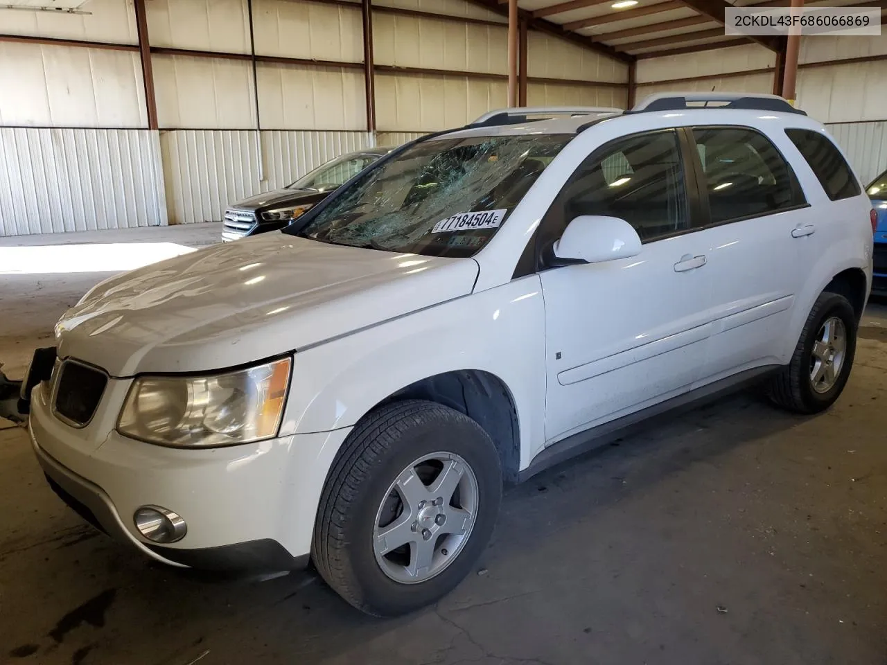 2008 Pontiac Torrent VIN: 2CKDL43F686066869 Lot: 77184504