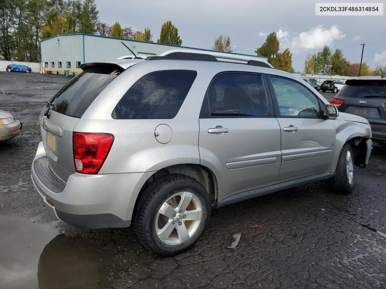 2008 Pontiac Torrent VIN: 2CKDL33F486314854 Lot: 77185494