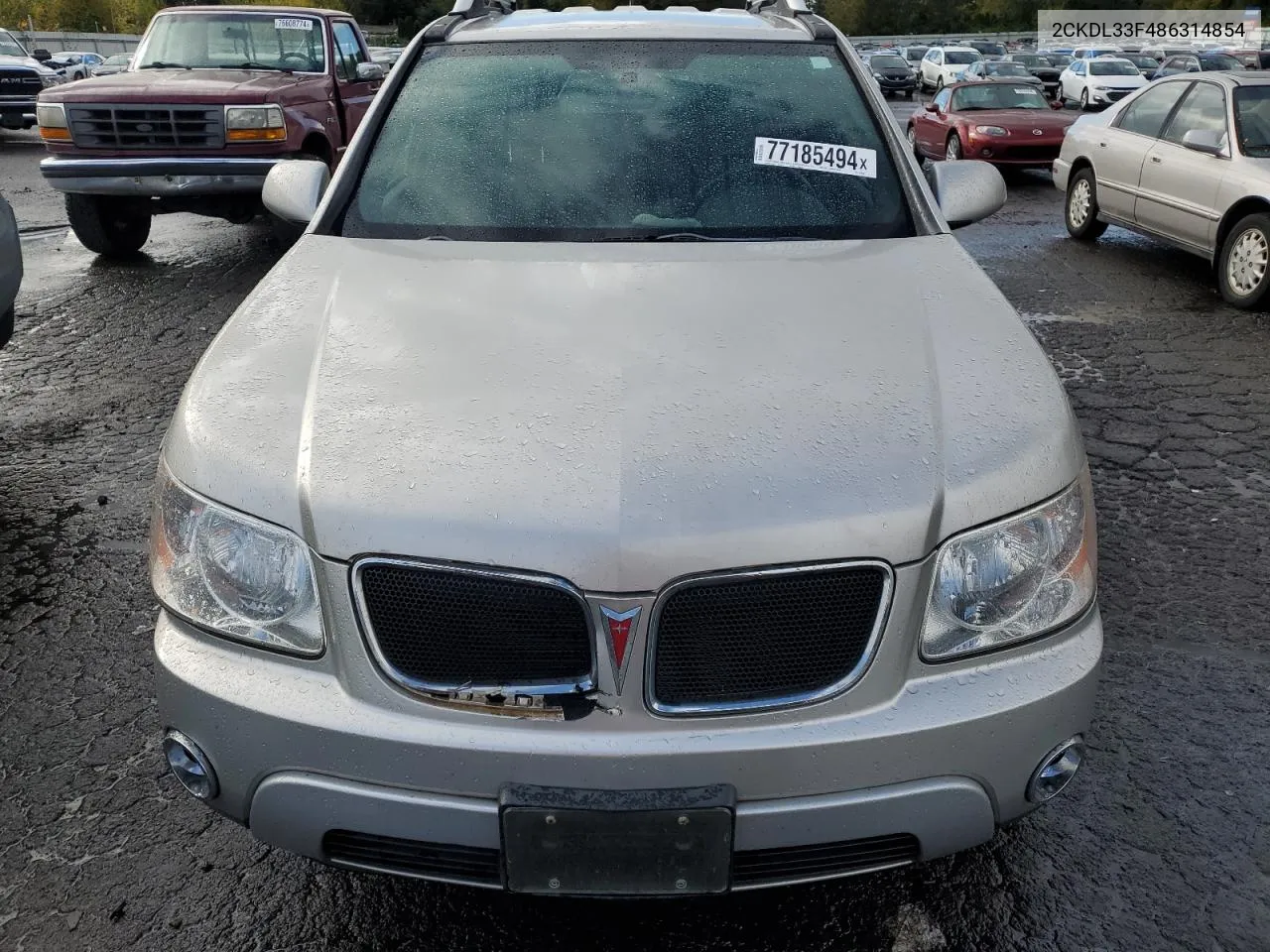 2008 Pontiac Torrent VIN: 2CKDL33F486314854 Lot: 77185494