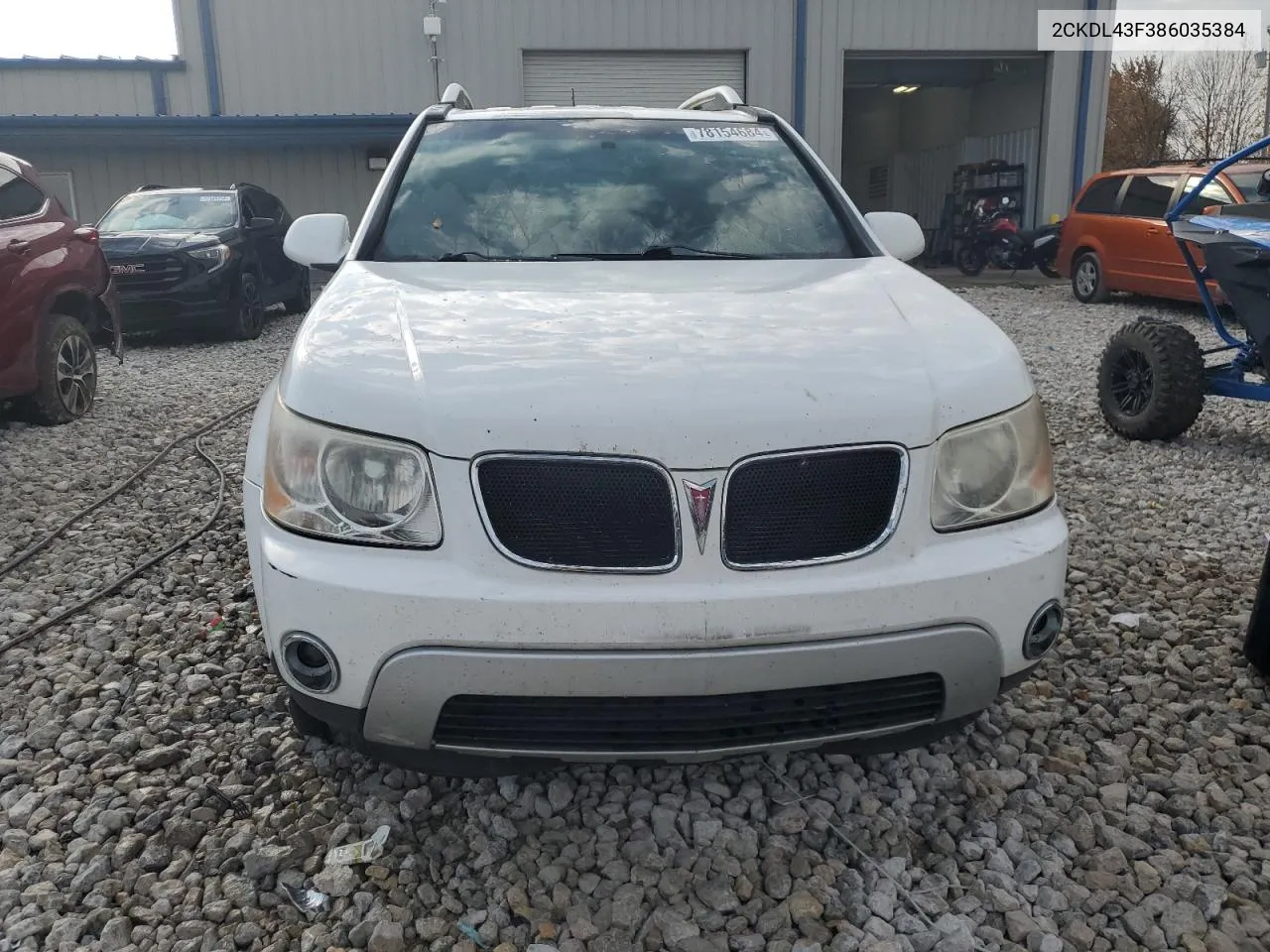 2008 Pontiac Torrent VIN: 2CKDL43F386035384 Lot: 78154684