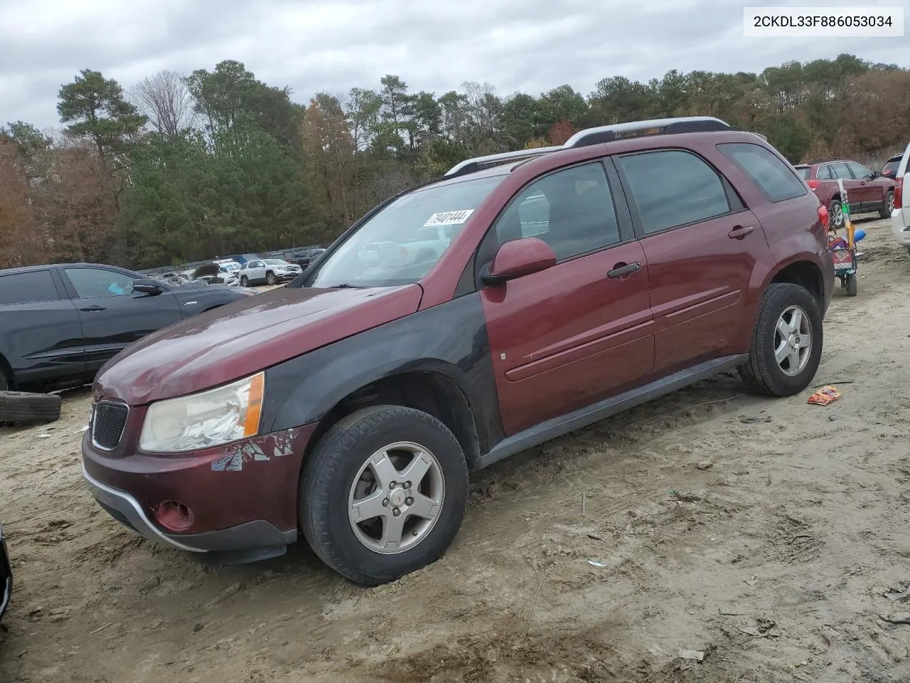 2CKDL33F886053034 2008 Pontiac Torrent