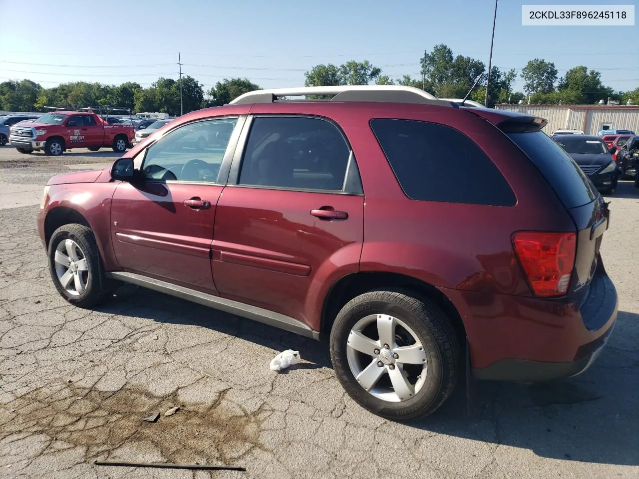 2009 Pontiac Torrent VIN: 2CKDL33F896245118 Lot: 63831454