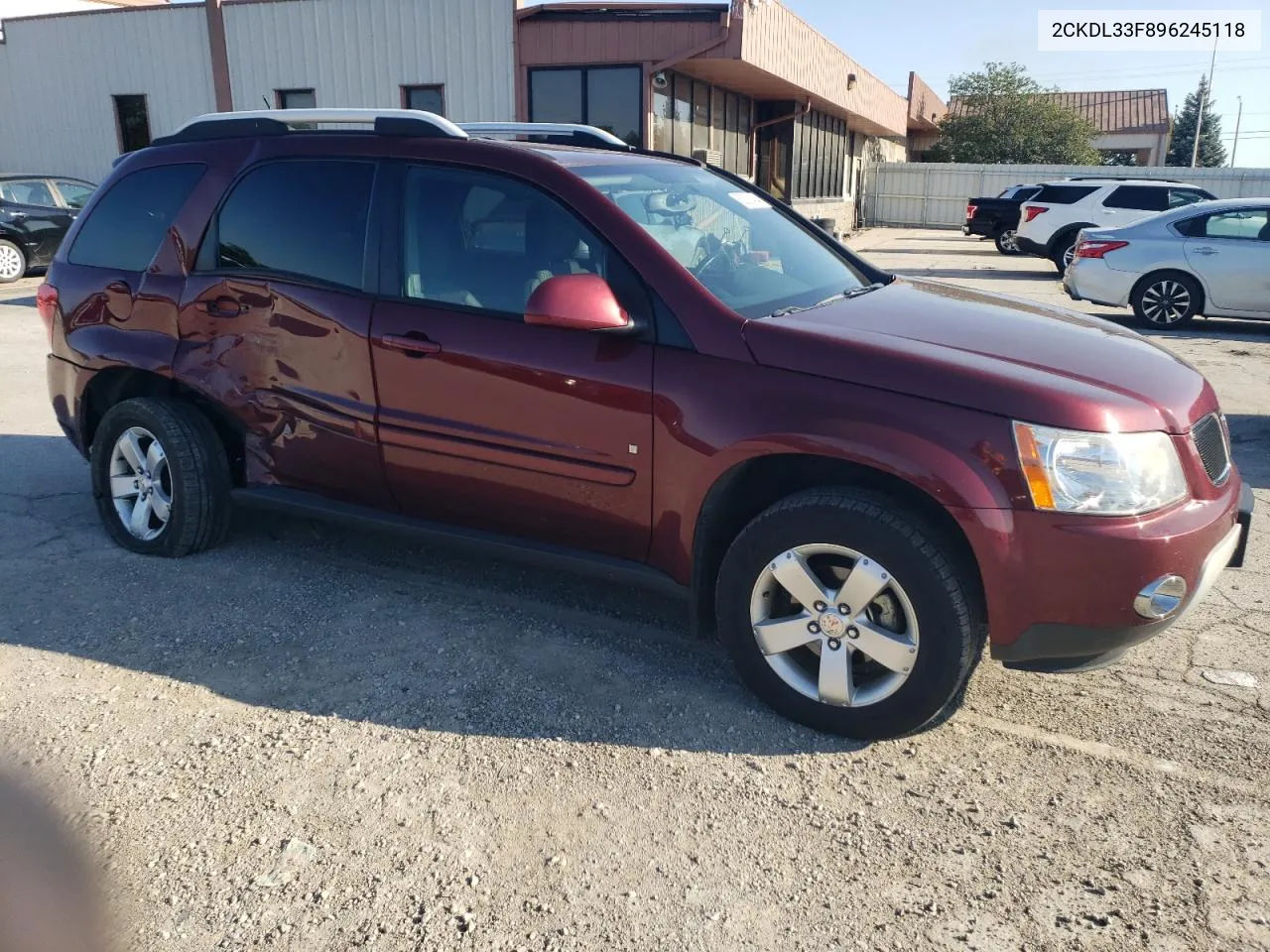 2009 Pontiac Torrent VIN: 2CKDL33F896245118 Lot: 63831454