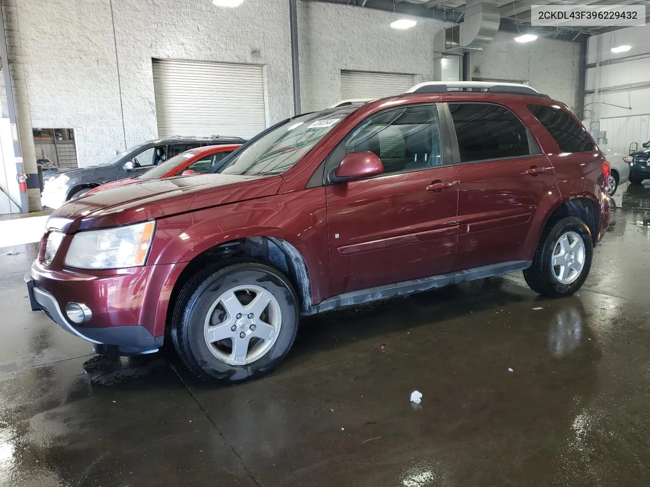 2009 Pontiac Torrent VIN: 2CKDL43F396229432 Lot: 72802644