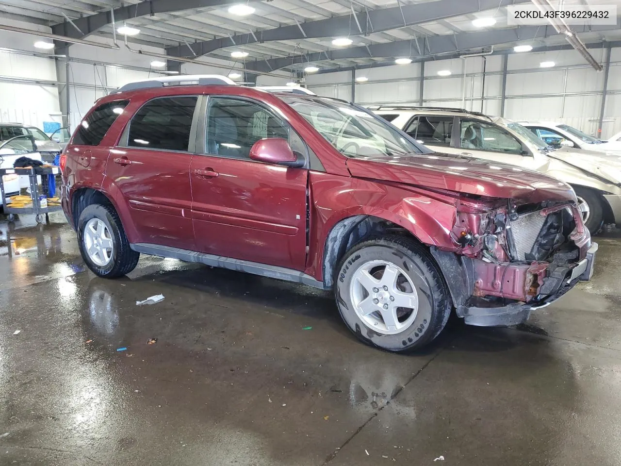 2009 Pontiac Torrent VIN: 2CKDL43F396229432 Lot: 72802644