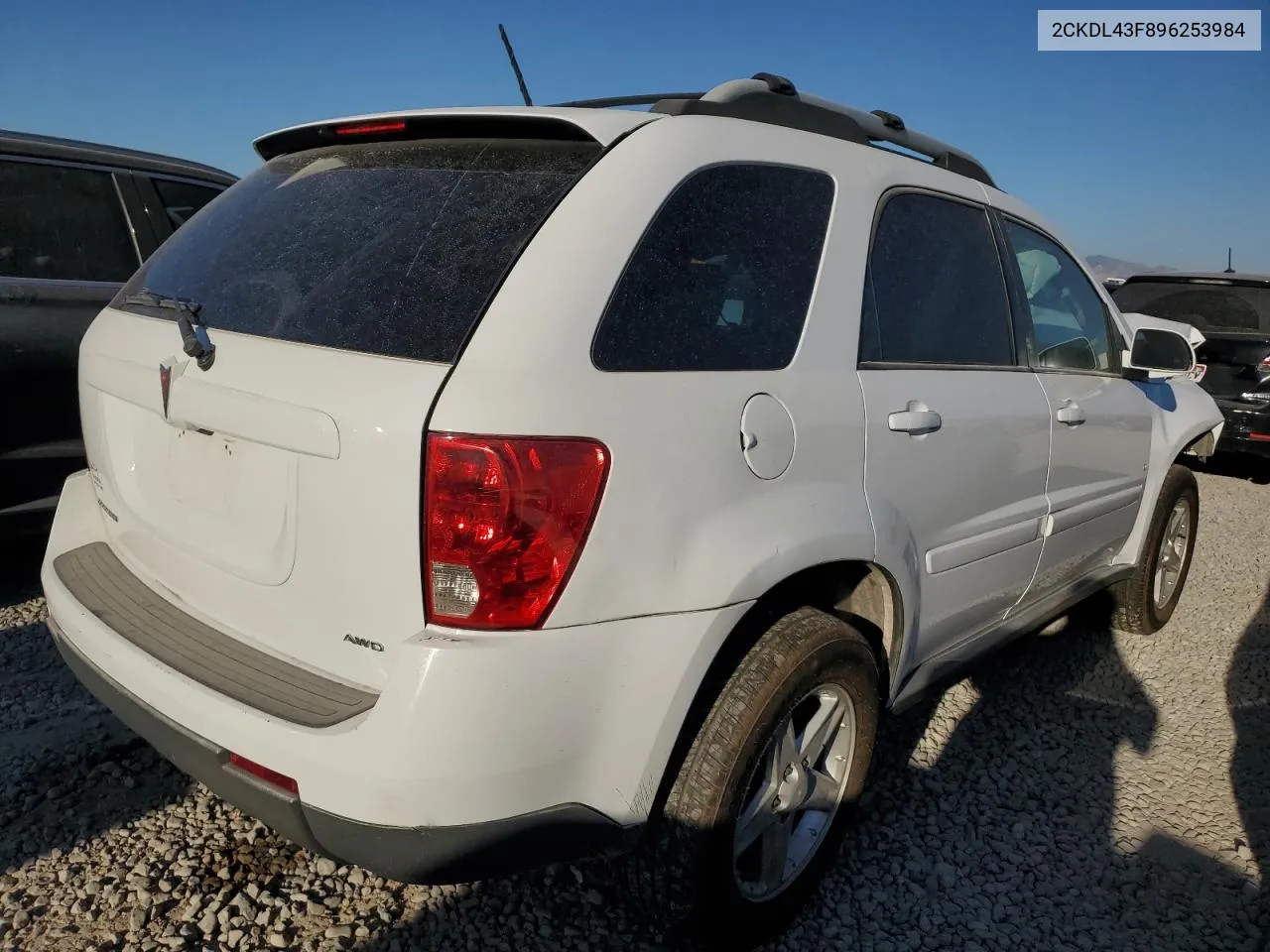 2009 Pontiac Torrent VIN: 2CKDL43F896253984 Lot: 73650444