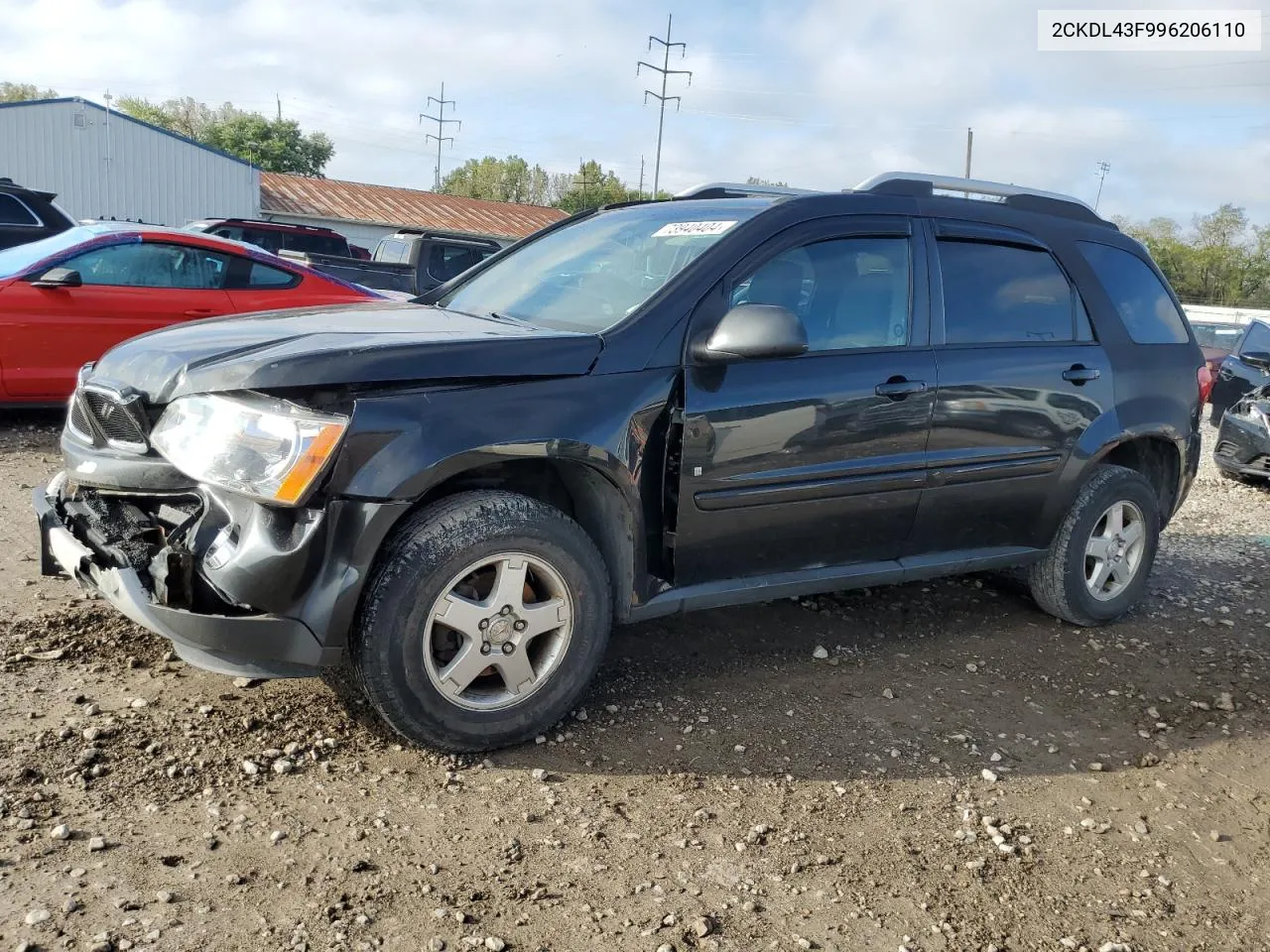 2009 Pontiac Torrent VIN: 2CKDL43F996206110 Lot: 73940404