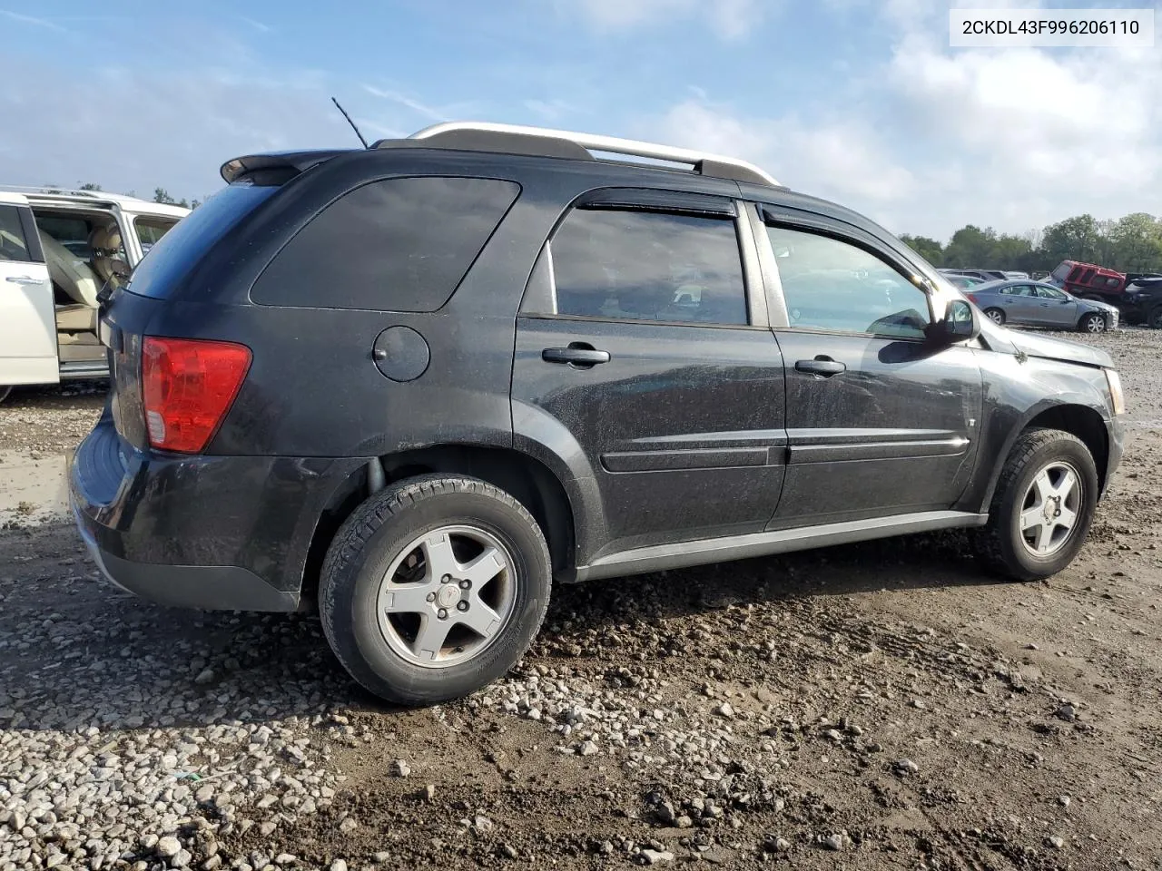 2009 Pontiac Torrent VIN: 2CKDL43F996206110 Lot: 73940404